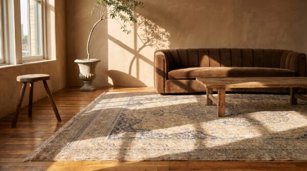 Antique sivas turkish knotted rug 11 Antique sivas turkish knotted rug (sku 19443) - room view