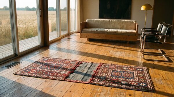 Antique soumak persian 1900s rug (sku 22496) - room view