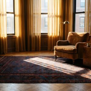 Tribal Geometric Antique Afghan Baluch Late 19th Century Rug (SKU 25403) - room view