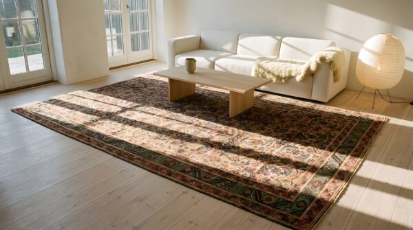 Tribal herati pattern antique long and narrow persian bakshaish wide gallery rug 10 Tribal herati pattern antique long and narrow persian bakshaish wide gallery rug (sku 24409) - room view