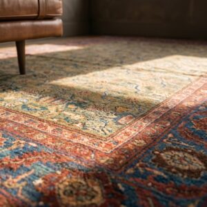 Tribal Antique NW Persian Hallway Runner Wool Pile Bakshaish Rug (SKU 17832) - in-room detail