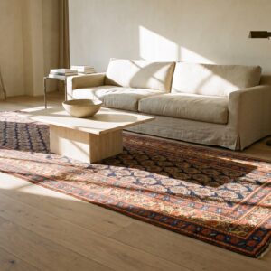 Antique Tribal Paisley NW Persian Hallway Runner Rug (SKU 24286) - room view