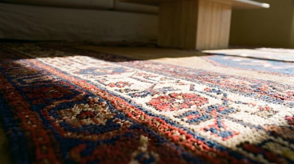 Antique tribal persian bidjar hallway runner wool rug 11 Antique tribal persian bidjar hallway runner wool rug (sku 23052) - in-room detail