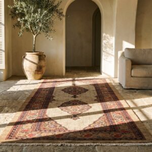 Antique Tribal Persian Serab Hallway Runner Wool Rug (SKU 18325) - room view