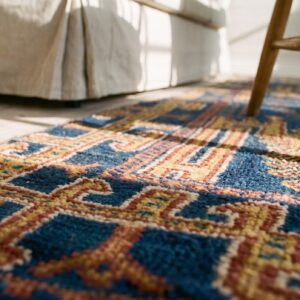Antique Tunisian Knotted Hallway Runner Rug (SKU 21738) - in-room detail