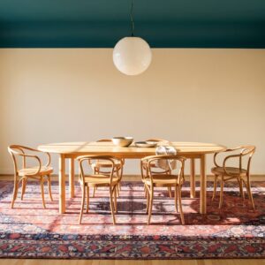 Antique W. Persian Bijar Carpet 15'6"×27'10" Navy & Teal Green, Hand-Woven Wool, Circa 1870 (SKU 20263) - styled overhead view