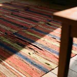 Yellow Antique Kilim - N.W. Persian Persian Allover Rug (SKU 22865) - in-room detail