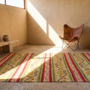 Antique Zapotec Mexico Flat Weave Rug (SKU 20906) - room view