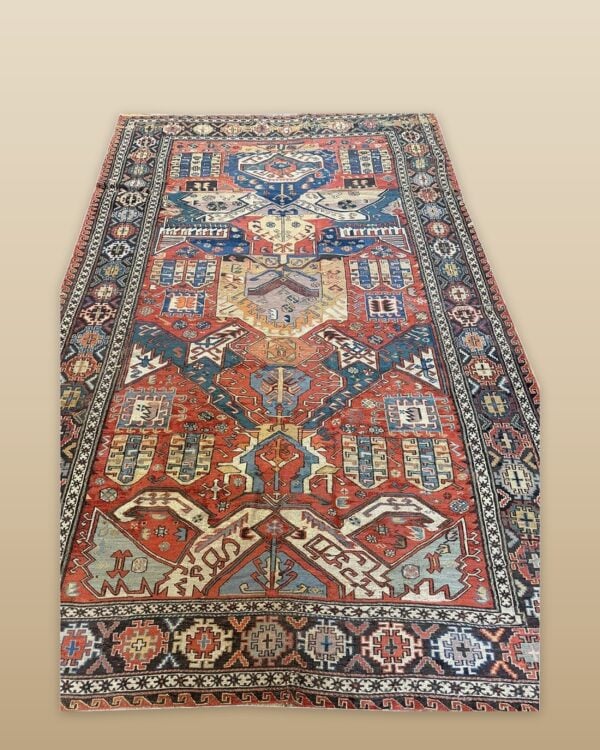 1930s red ground rustic geometric tribal antique soumak rug 1 1930s red ground rustic geometric tribal antique soumak rug