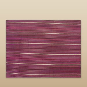 1950s Colorful Field Geometric Modern Turkish Kilim Flatweave Wool Small Rug
