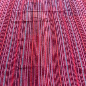 1950s Geometric Multicolor Modern Turkish Kilim Tribal Flatweave Wool Rug - detail view 1