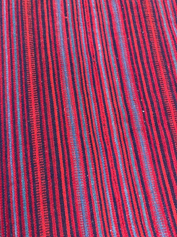 1950s geometric multicolor modern turkish kilim tribal flatweave wool rug 5 1950s geometric multicolor modern turkish kilim tribal flatweave wool rug - detail view 4