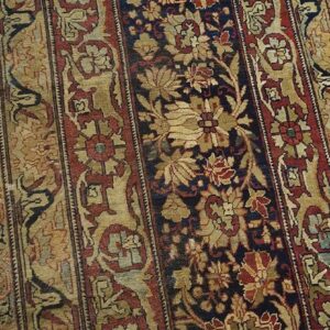 19th Century Pair of S.E. Persian Kirman Laver Runner Carpets ( 2'6" x 15'4" ) - detail view 5