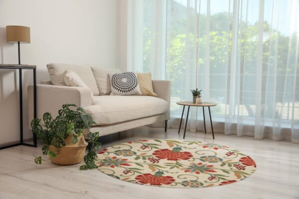 Bianca luna ivory hand tufted wool rug 8 x 10 2 Bianca luna ivory hand tufted wool rug 8 x 10, detail view 1