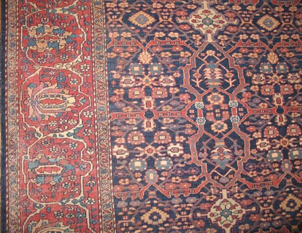 Antique sarouk - farahan rug 4 Antique sarouk - farahan rug - detail view 3