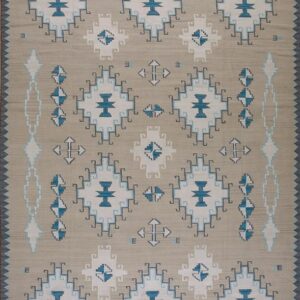 Contemporary American hooked rug, design 10026D
