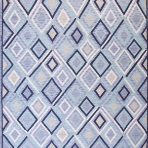Contemporary American hooked rug, design 10028A