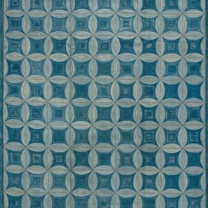 Contemporary American hooked rug, design 1002A