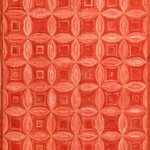 Contemporary American hooked rug, design 1002G