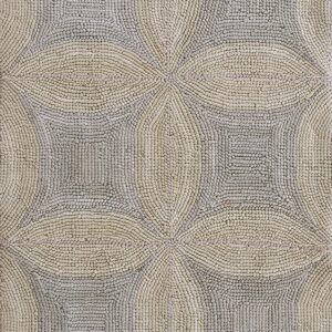 Contemporary American hooked rug, design 1002I