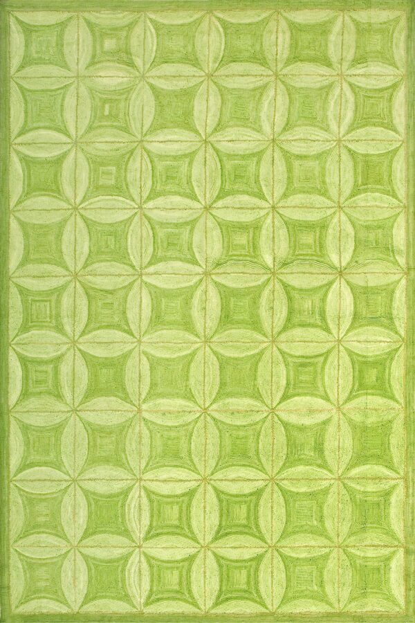 Contemporary american hooked rug, design 1002j 1 Contemporary american hooked rug, design 1002j