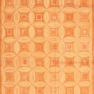 Contemporary American hooked rug, design 1002Q