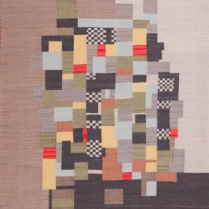 Contemporary American hooked rug, design 10032B
