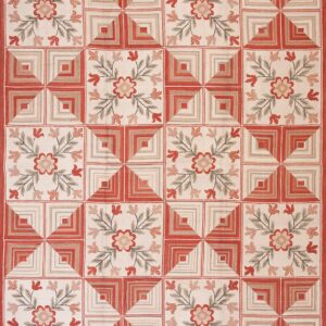 Contemporary American hooked rug, design 1008