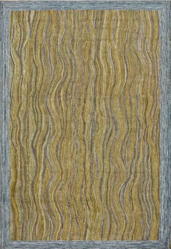 Contemporary american hooked rug, design 1009f 1 Contemporary american hooked rug, design 1009f