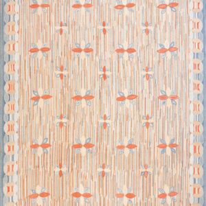Contemporary American hooked rug, design 1011