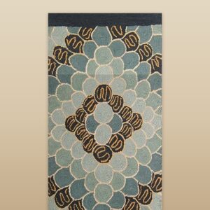 Contemporary American hooked rug, design 1015