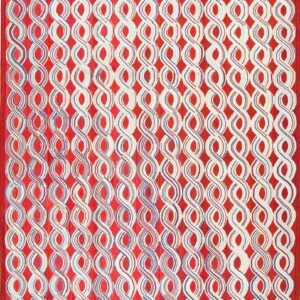 Contemporary American hooked rug, design 1022