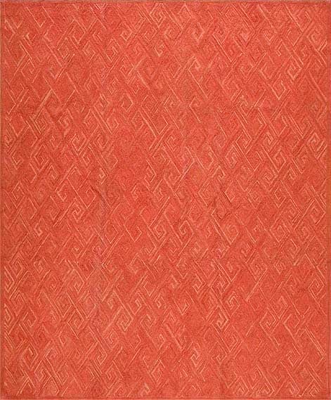 Contemporary american hooked rug, design 1034d 1 Contemporary american hooked rug, design 1034d