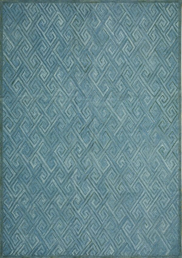Contemporary american hooked rug, design 1034g 1 Contemporary american hooked rug, design 1034g