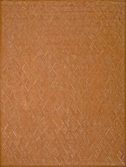 Contemporary american hooked rug, design 1034h 1 Contemporary american hooked rug, design 1034h