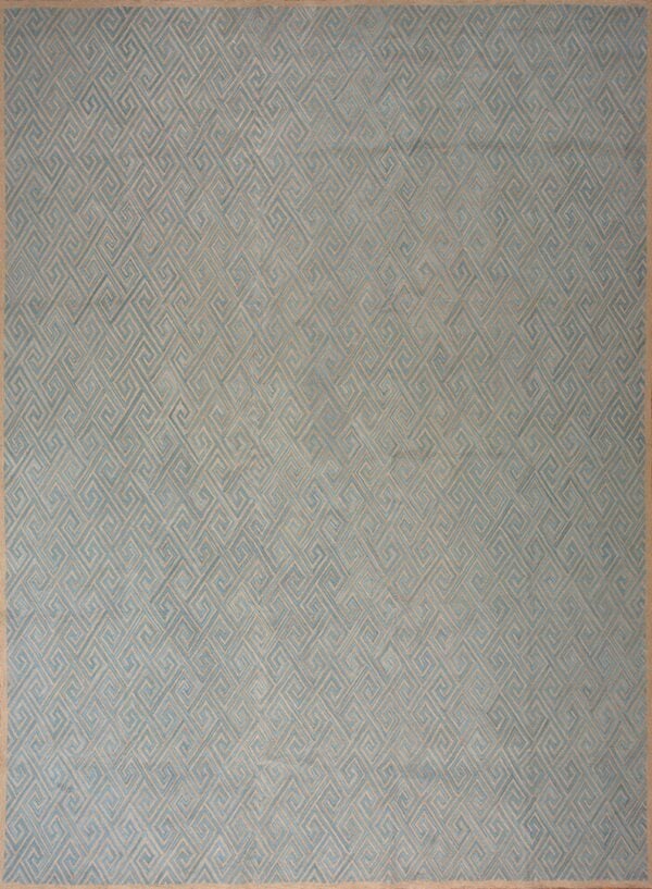 Contemporary american hooked rug, design 1034o