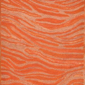 Contemporary American hooked rug, design 1038