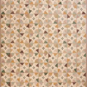 Contemporary American hooked rug, design 1041D