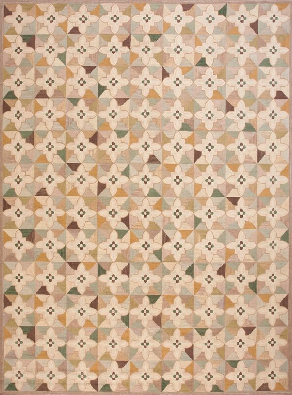 Contemporary american hooked rug 30-5852b 1 Contemporary american hooked rug, design 1041d