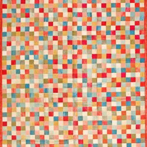 Contemporary American hooked rug, design 1042