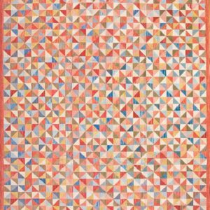 Contemporary American hooked rug, design 1043