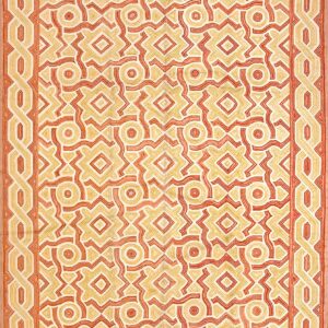 Contemporary American hooked rug, design 1044