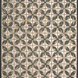 Contemporary American hooked rug, design 1052