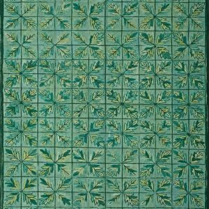 Contemporary American hooked rug, design 1052B