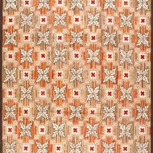 Contemporary American hooked rug, design 1053