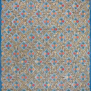 Contemporary American hooked rug, design 1056B