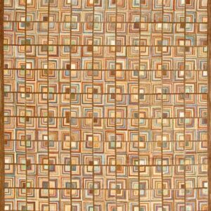 Contemporary American hooked rug, design 1058B
