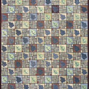 Contemporary American hooked rug, design 1058G