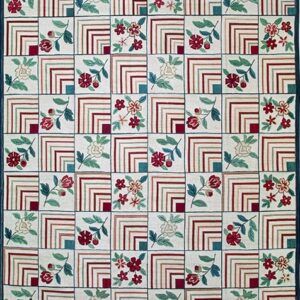 Contemporary American hooked rug, design 1059A
