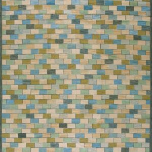 Contemporary American hooked rug, design 1062